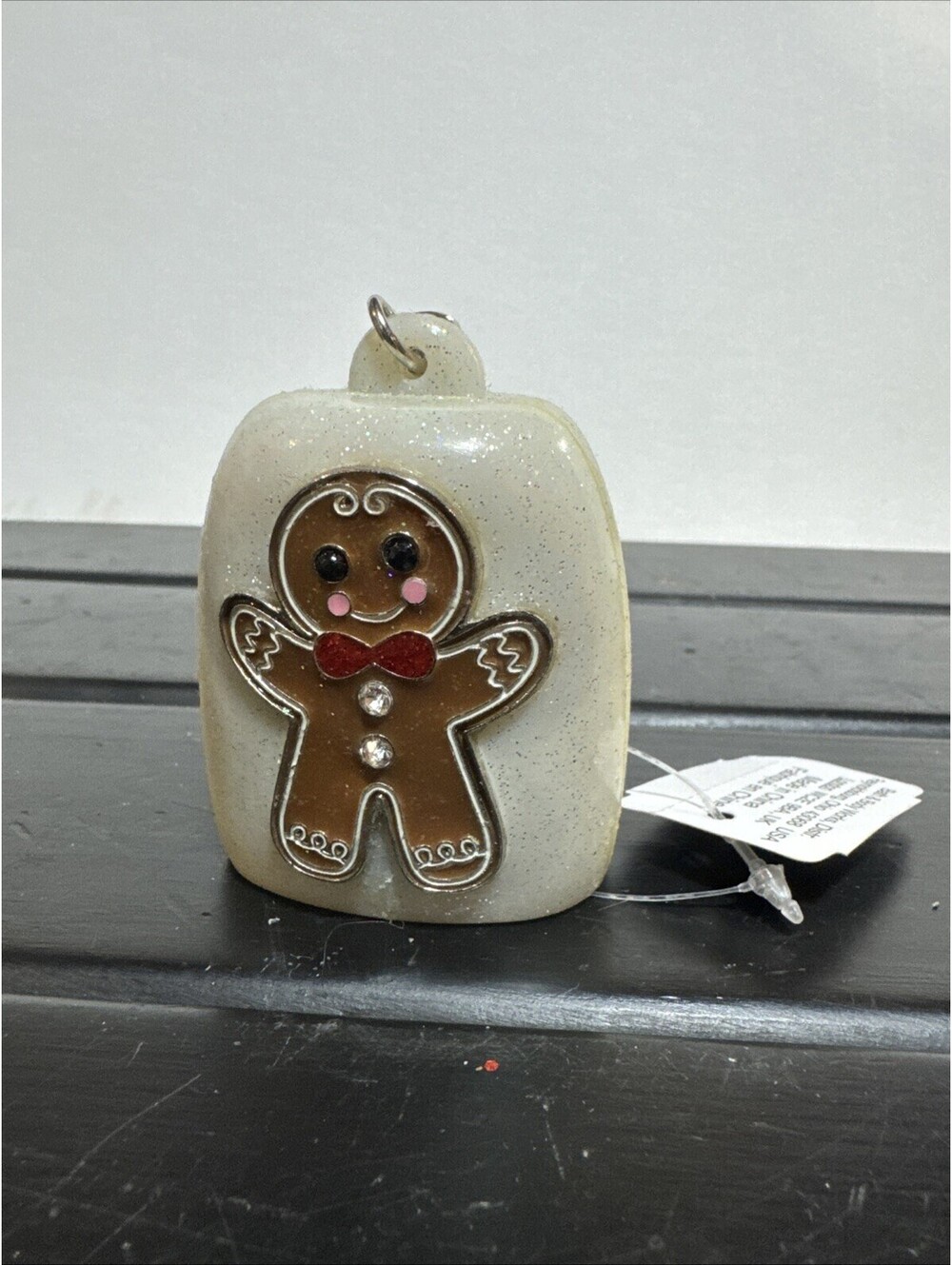Rare Vintage Bling Bath & Body Works Pocketbac Holder Gingerbread Man NWT